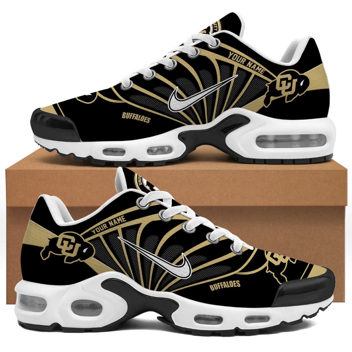 Colorado Buffaloes NCAA Air Max Plus Shoes - Limited