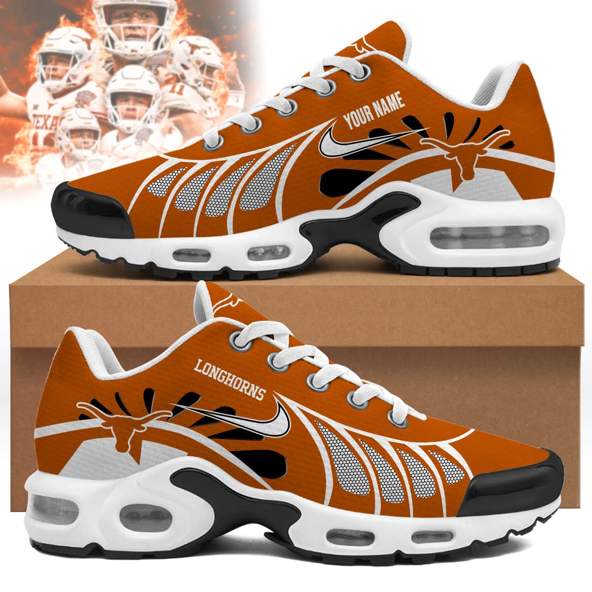 Texas Longhorns | Personalized Air Max Shoes Limited Edition