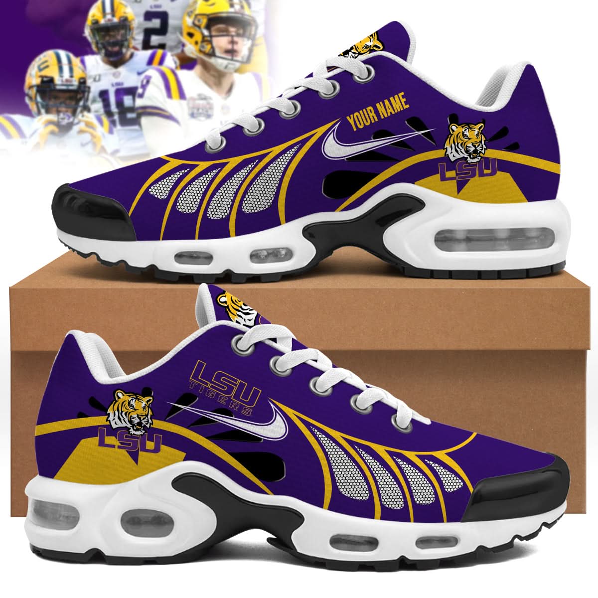LSU Tigers | Personalized Air Max Shoes Limited Edition