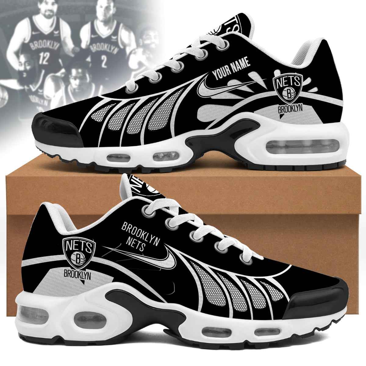 Brooklyn Nets | Personalized Air Max Shoes Limited Edition