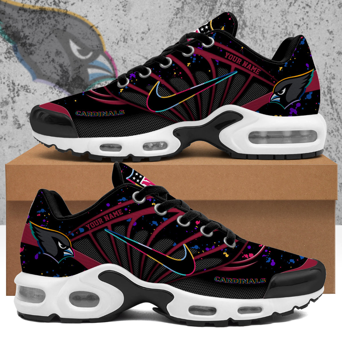 Arizona Cardinals 2025 Crucial Catch Air Max Shoes
