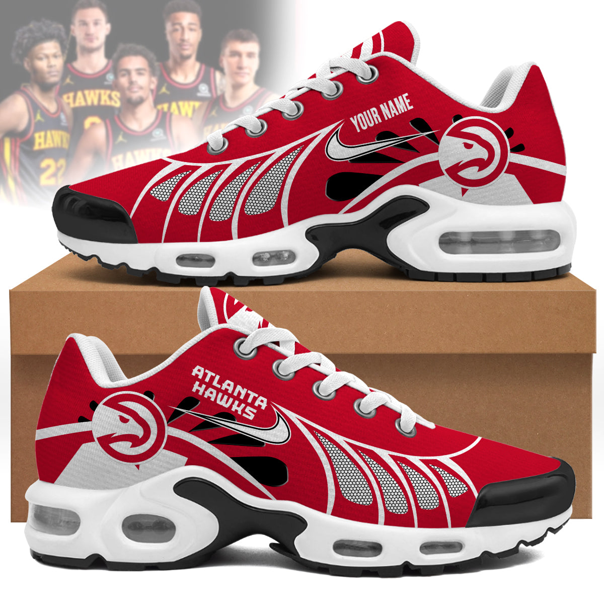 Atlanta Hawks | Personalized Air Max Shoes Limited Edition