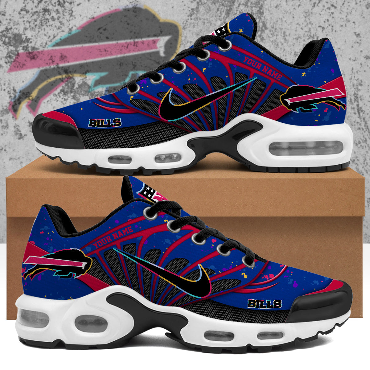 Buffalo Bills 2025 Crucial Catch Air Max Shoes