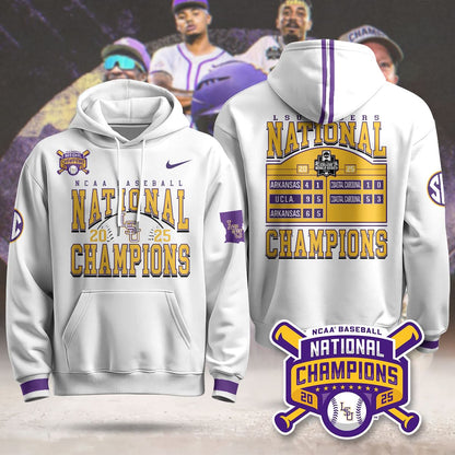 LSU Tigers 2025 World Series Limited Hoodie - Printed