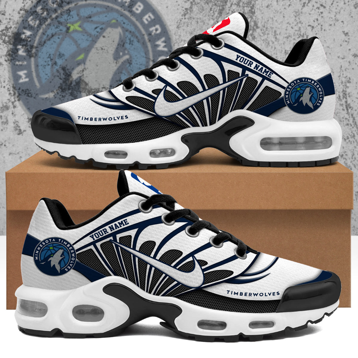 Minnesota Timberwolves Customized Premium Shoes