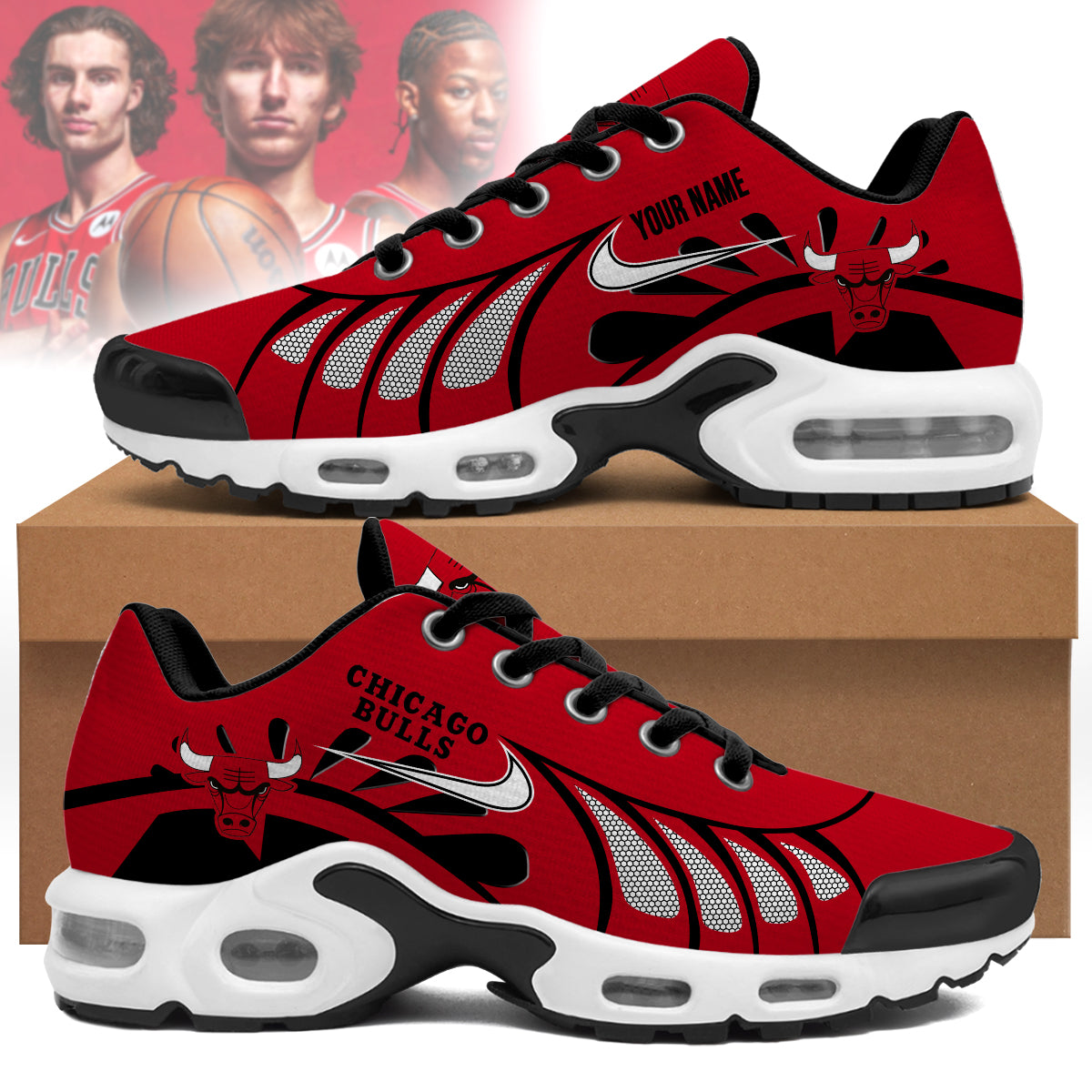 Chicago Bulls | Personalized Air Max Shoes Limited Edition