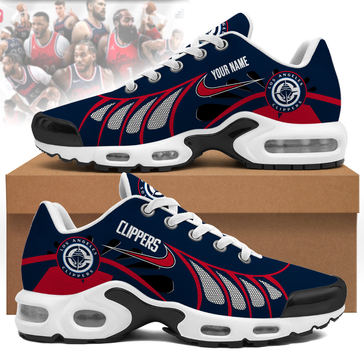 LA Clippers | Personalized Air Max Shoes Limited Edition