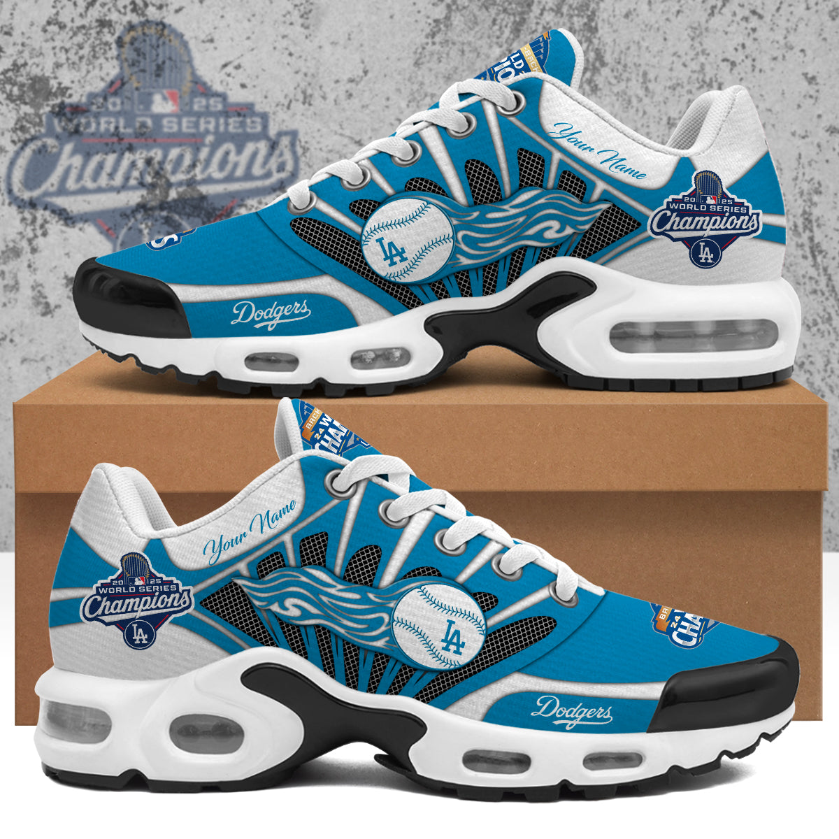 LAD World Series Champions Air Max Shoes