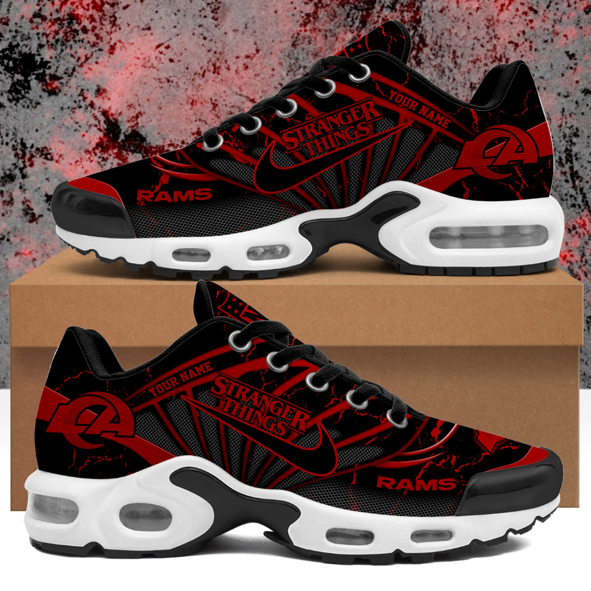 LAR Stranger Things Personalized Air Max Shoes