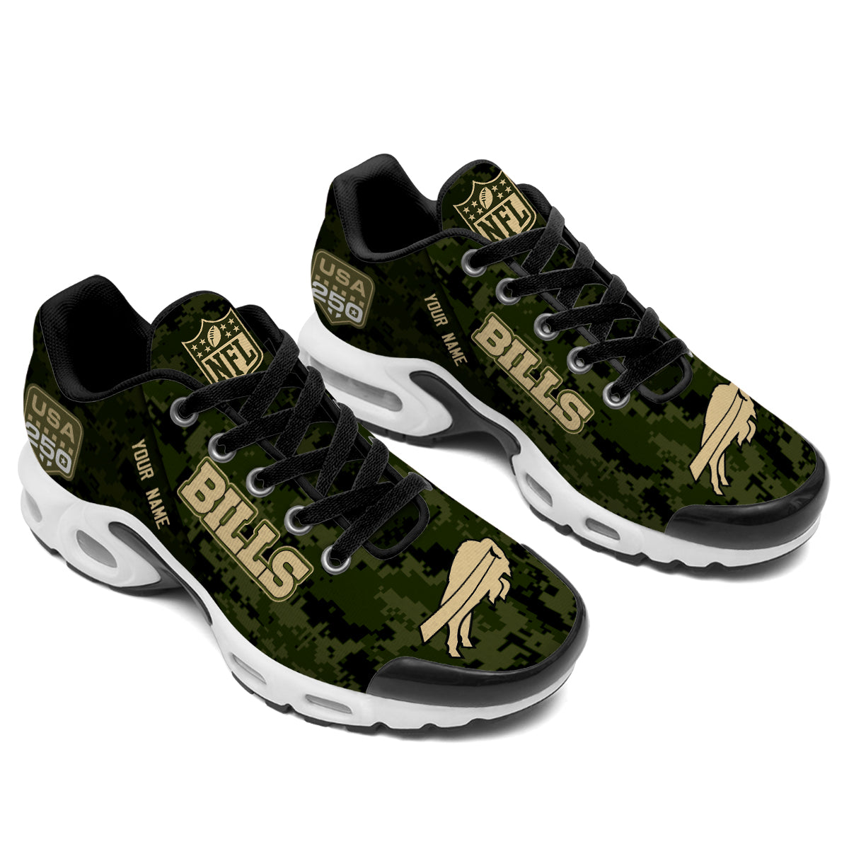 BUF Salute to Service Customized Sport Shoes