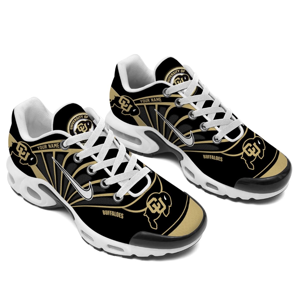 Colorado Buffaloes NCAA Air Max Plus Shoes - Limited