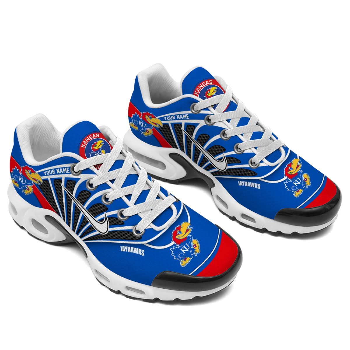 Kansas Jayhawks NCAA Air Max Plus Shoes - Limited