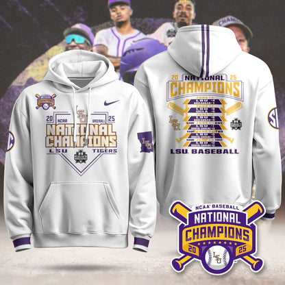 LSU Tigers 2025 World Series Limited Hoodie - Printed