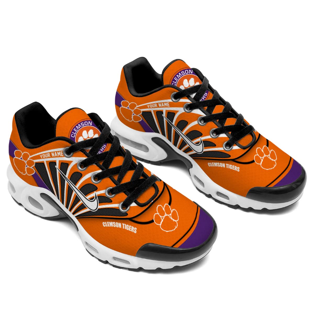 Clemson Tigers NCAA Air Max Plus Shoes - Limited