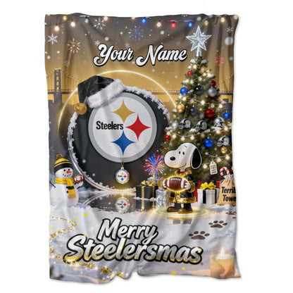 PIT x SNP | Premium Christmas Fleece Blanket & Throw Pillow