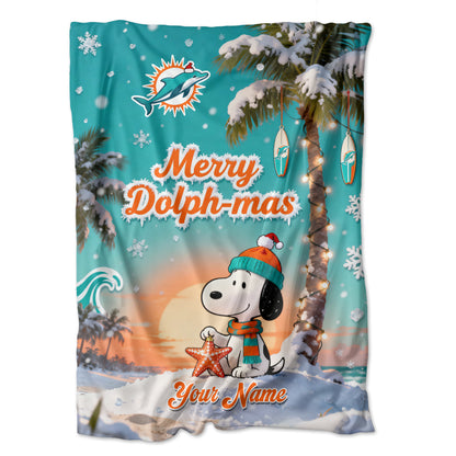 MD x SNP | Premium Christmas Fleece Blanket & Throw Pillow