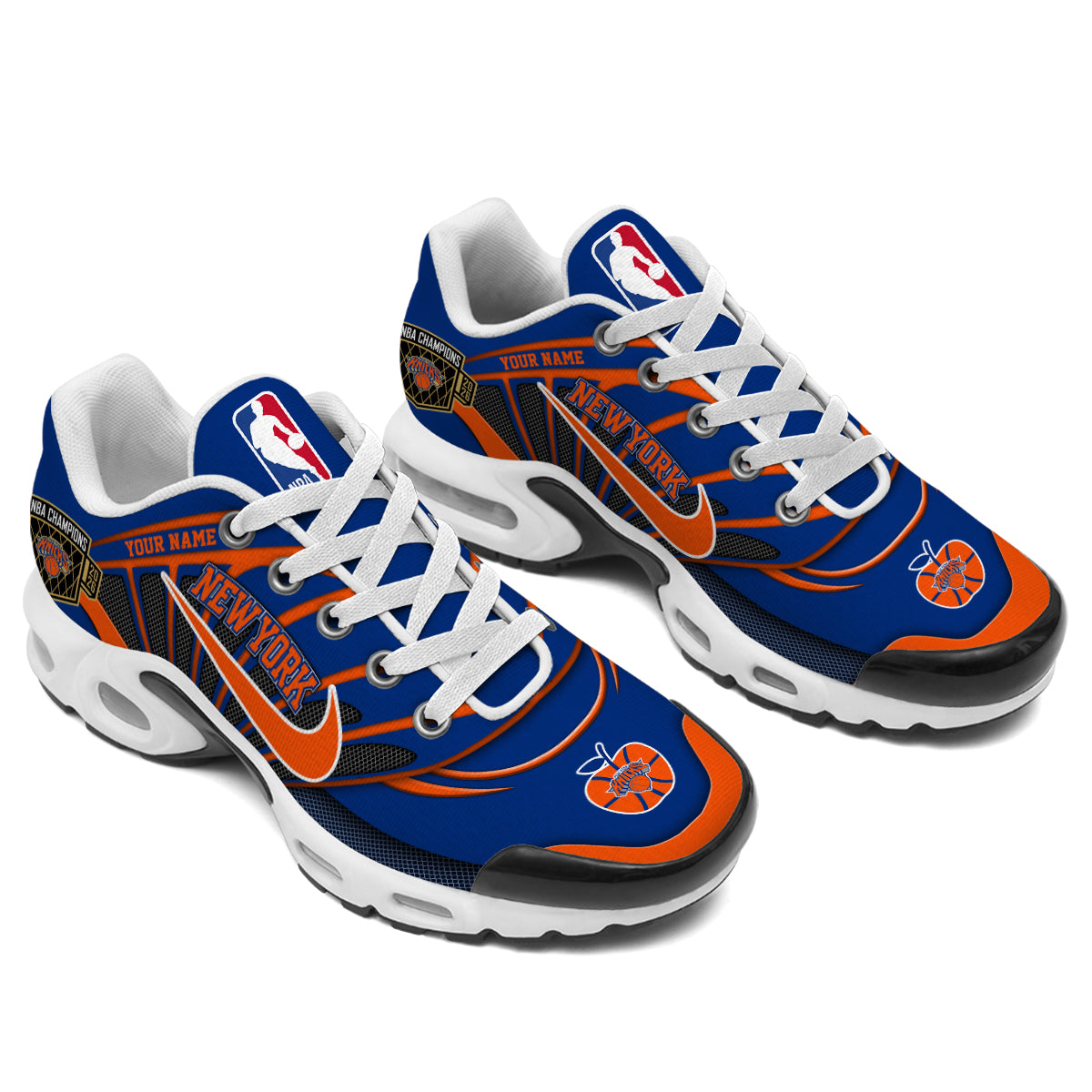 Personalized NYK 2026 Basketball Champions Air Max Shoes V3