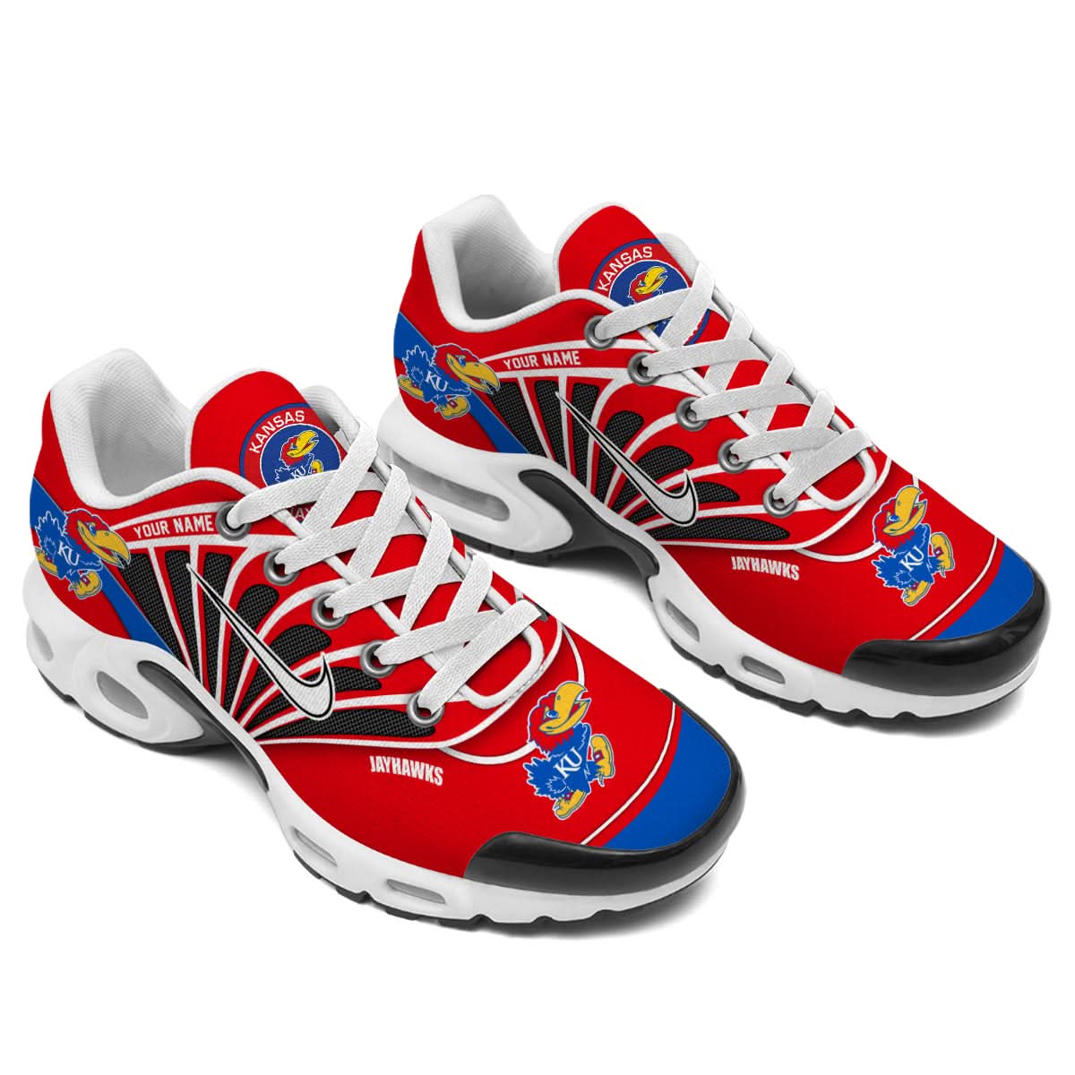 Kansas Jayhawks NCAA Air Max Plus Shoes - Limited