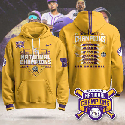 LSU Tigers 2025 World Series Limited Hoodie - Printed