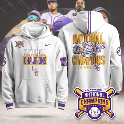 LSU Tigers 2025 World Series Limited Hoodie - Printed