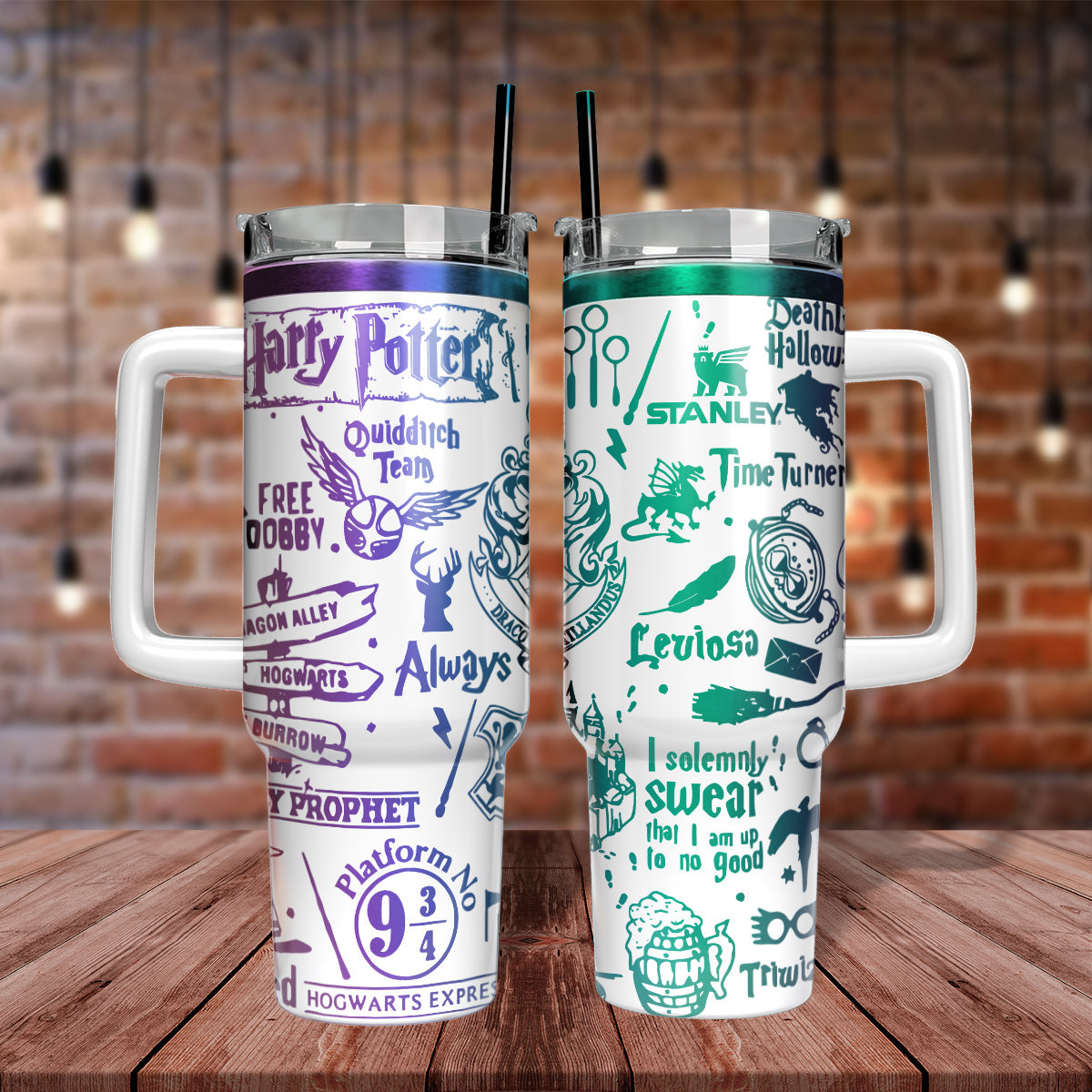 Harry Potter Wizard Engraved 40oz Tumbler- 407HLHNTB047