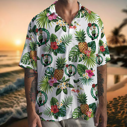 Boston Celtics Hawaiian Shirt- 406TTHNHS076