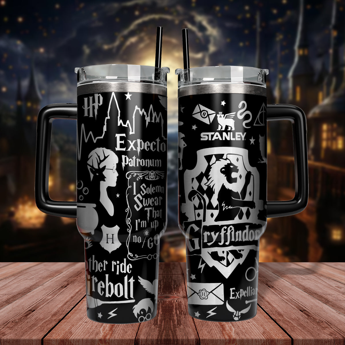 HP Wizard Gryffindor Engraved Tumbler- 407TTHNTB001