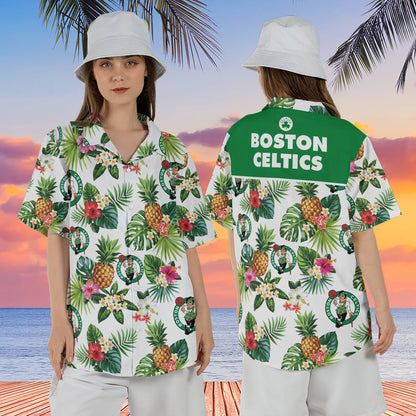 Boston Celtics Hawaiian Shirt- 406TTHNHS076