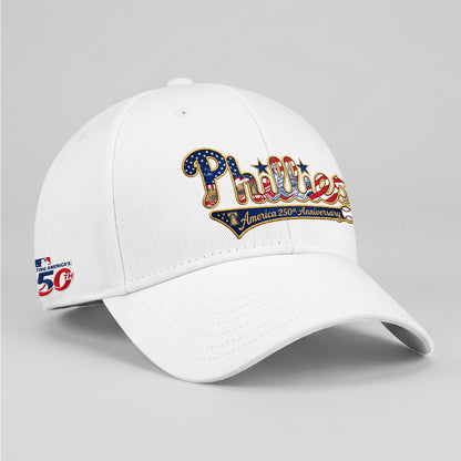 PHI 2026 Independence Day Baseball Cap V2- Embroidered