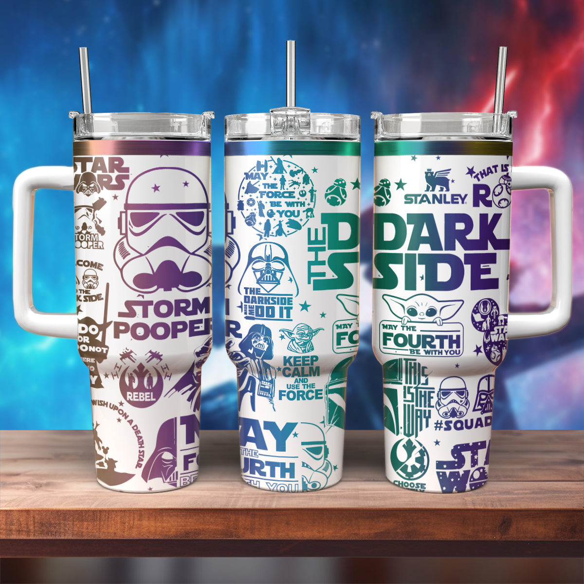 SW The Dark Side Galaxy Gift For Fans Tumbler- 406TTHNTB163