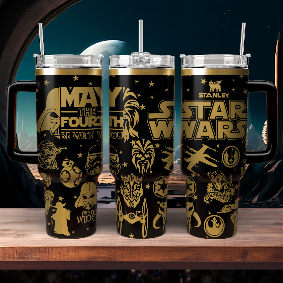 SW The Dark Side Galaxy Gift For Fans 40oz Tumbler- 406HLHNTB015