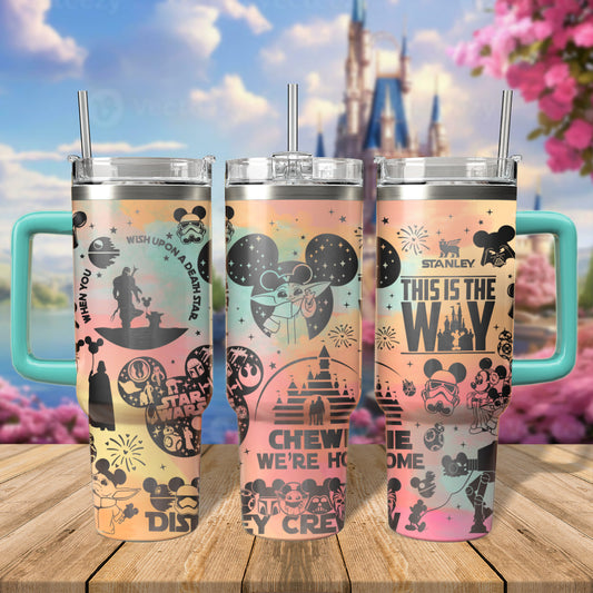 SW Disney Inspired Engraved Tumbler- 406TTHNTB164