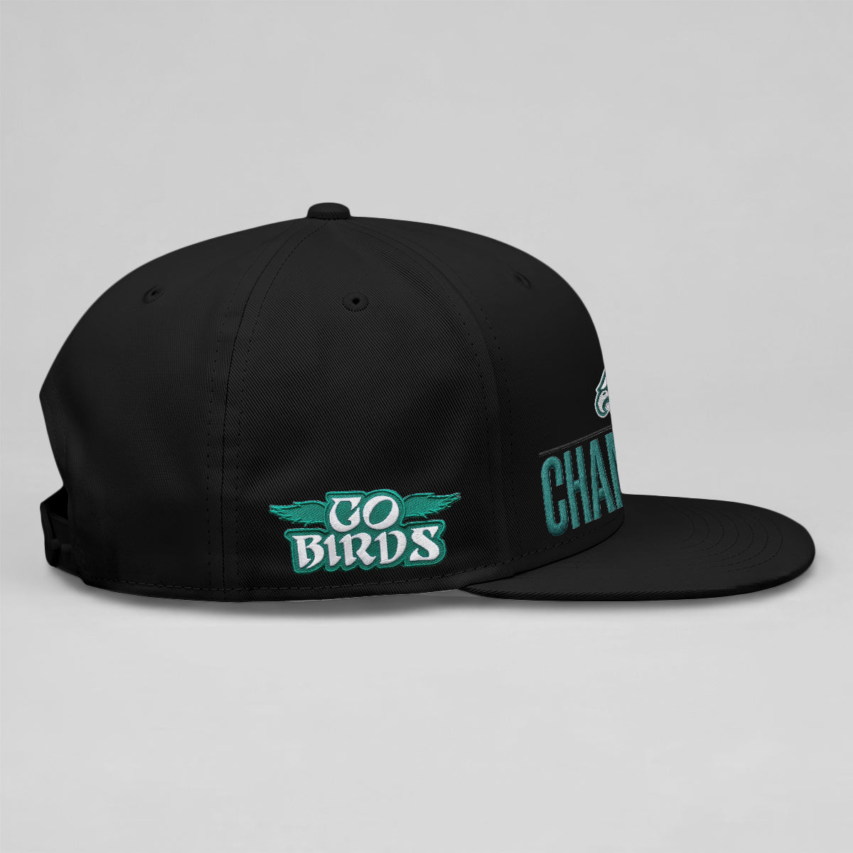 PHI Champions SB LIX Custom Snapback Cap V2 - Embroidered