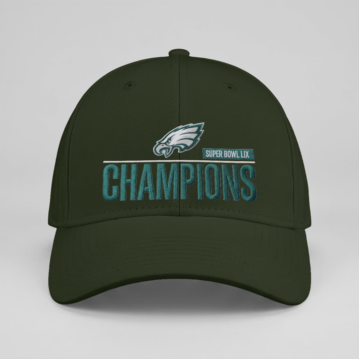 PHI Champions SB LIX Custom Baseball Cap V2 - Embroidered