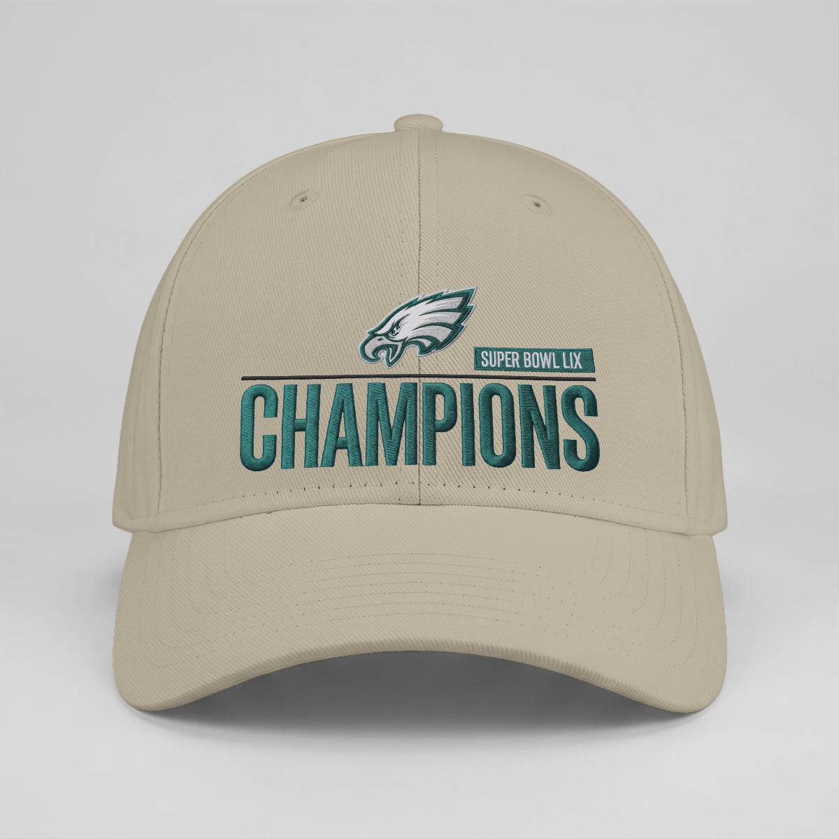 PHI Champions SB LIX Custom Baseball Cap V2 - Embroidered