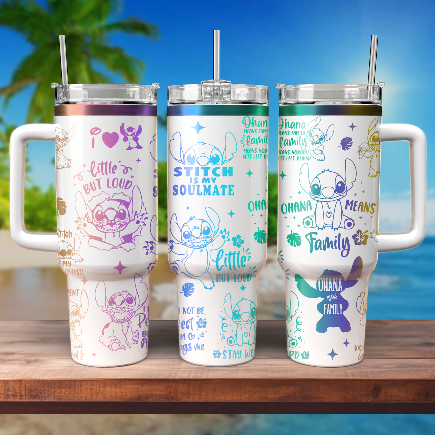 40oz Stitch Magical Tumbler - Gift For Fans TLA41