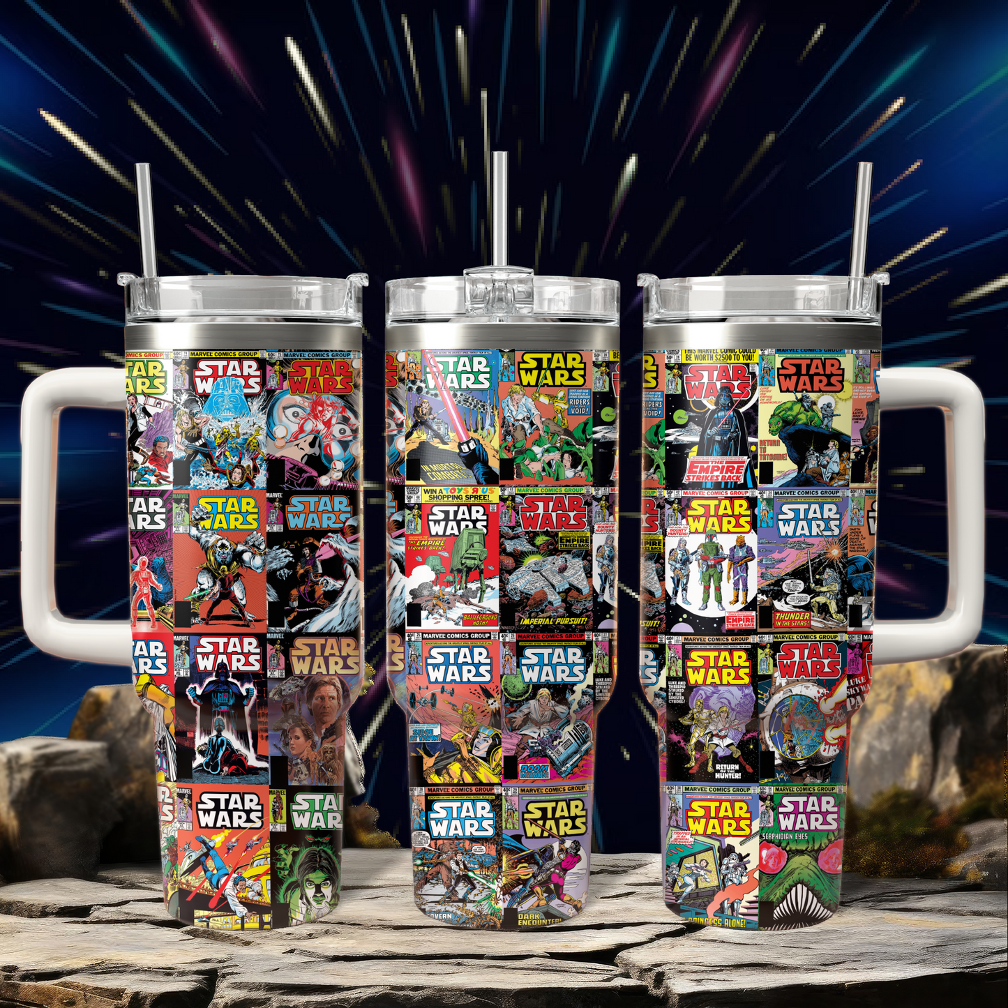 SW Galaxy Poster 40oz Tumbler TLA25 - Gift For Fans