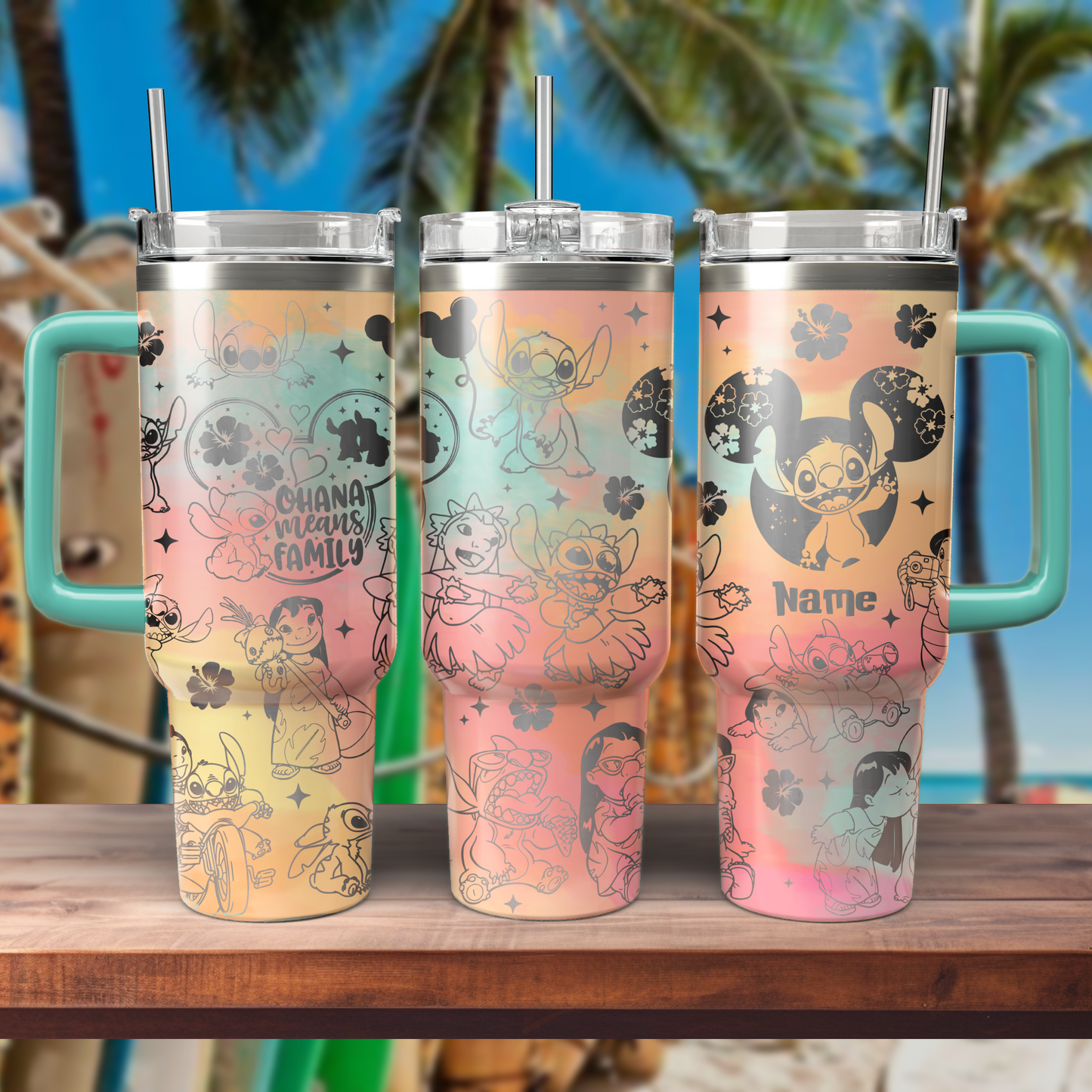 40oz Stitch Magical Tumbler - Gift For Fans TLA29