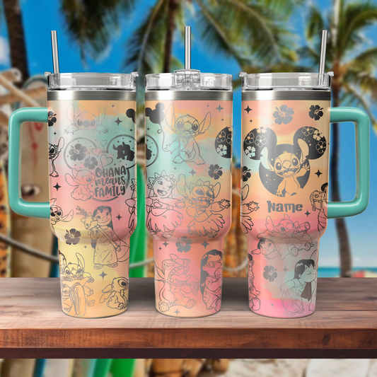 40oz Stitch Magical Tumbler - Gift For Fans TLA29