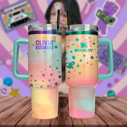 40oz Olivia Rodrigo Tumbler TLA58 - Guts World Tour 2024