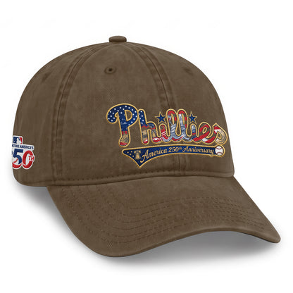 PHI 2026 Independence Day Wash Hat V2- Embroidered