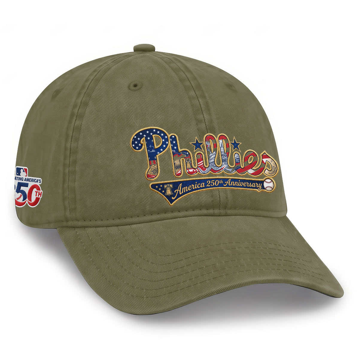 PHI 2026 Independence Day Wash Hat V2- Embroidered