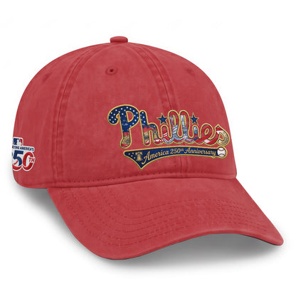 PHI 2026 Independence Day Wash Hat V2- Embroidered