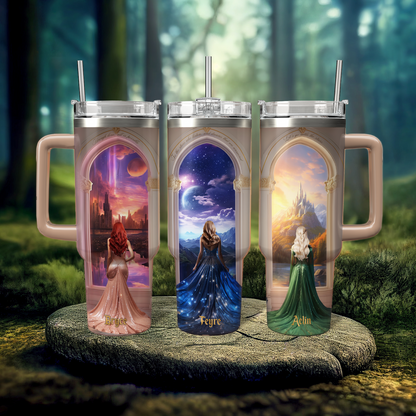 40oz Throne of Glass Tumbler TLA33 - Perfect Gift For Reader