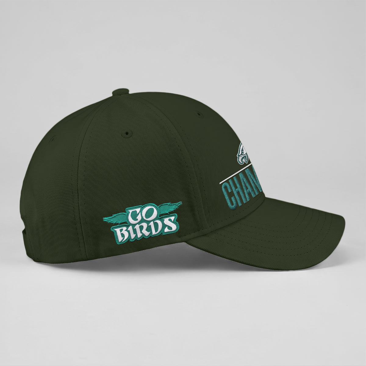 PHI Champions SB LIX Custom Baseball Cap V2 - Embroidered