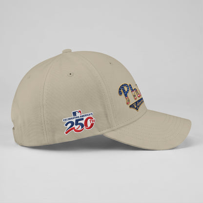PHI 2026 Independence Day Baseball Cap V2- Embroidered