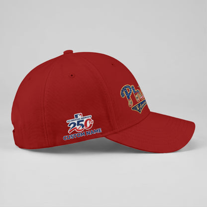 PHI 2026 Independence Day Custom Baseball Cap V2- Embroidered