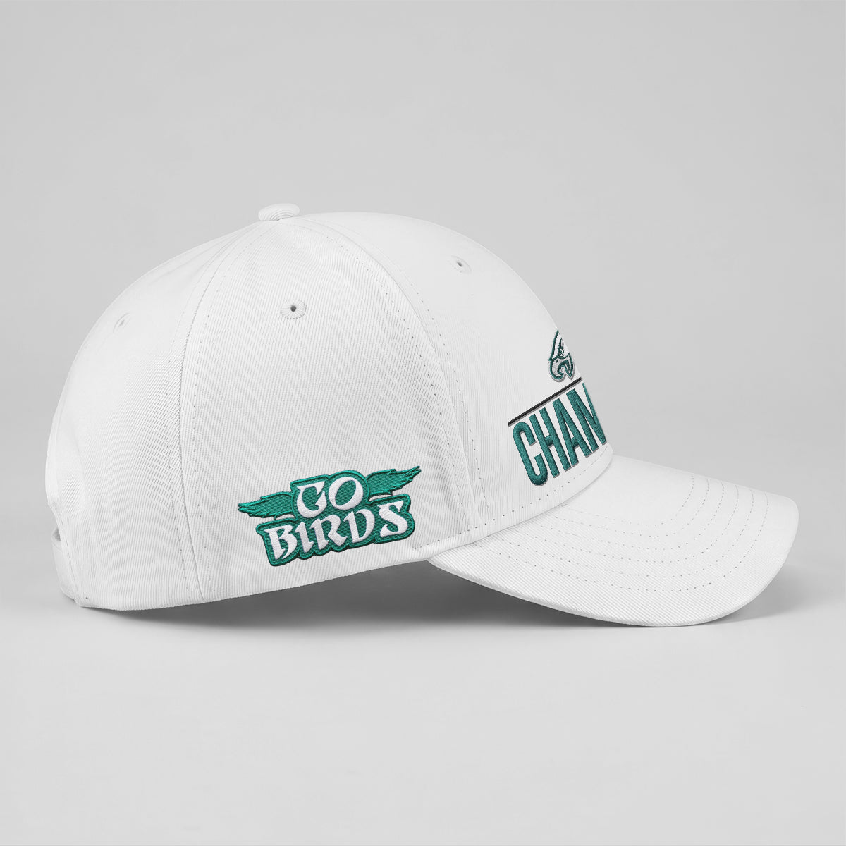 PHI Champions SB LIX Custom Baseball Cap V2 - Embroidered