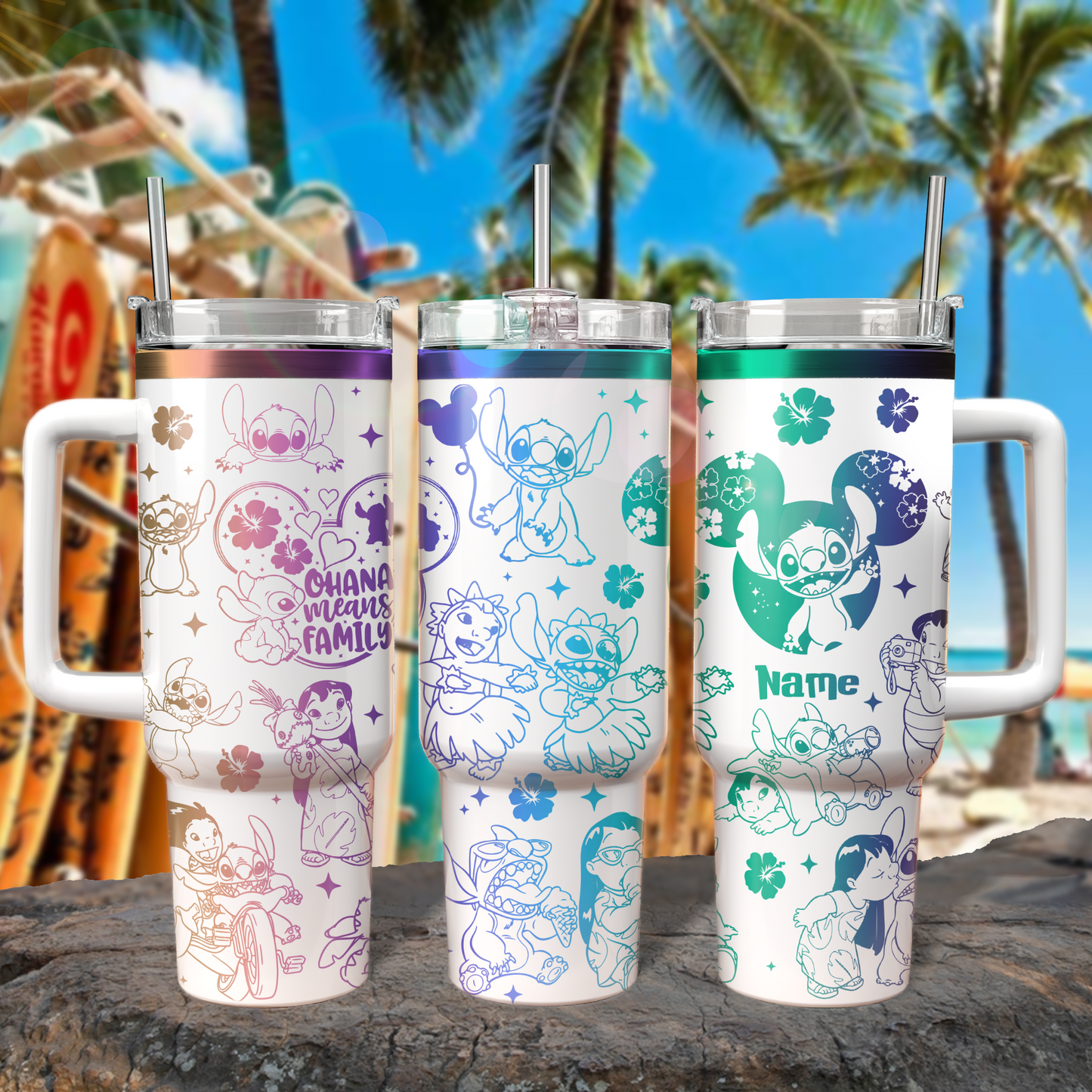 40oz Stitch Magical Tumbler - Gift For Fans TLA29