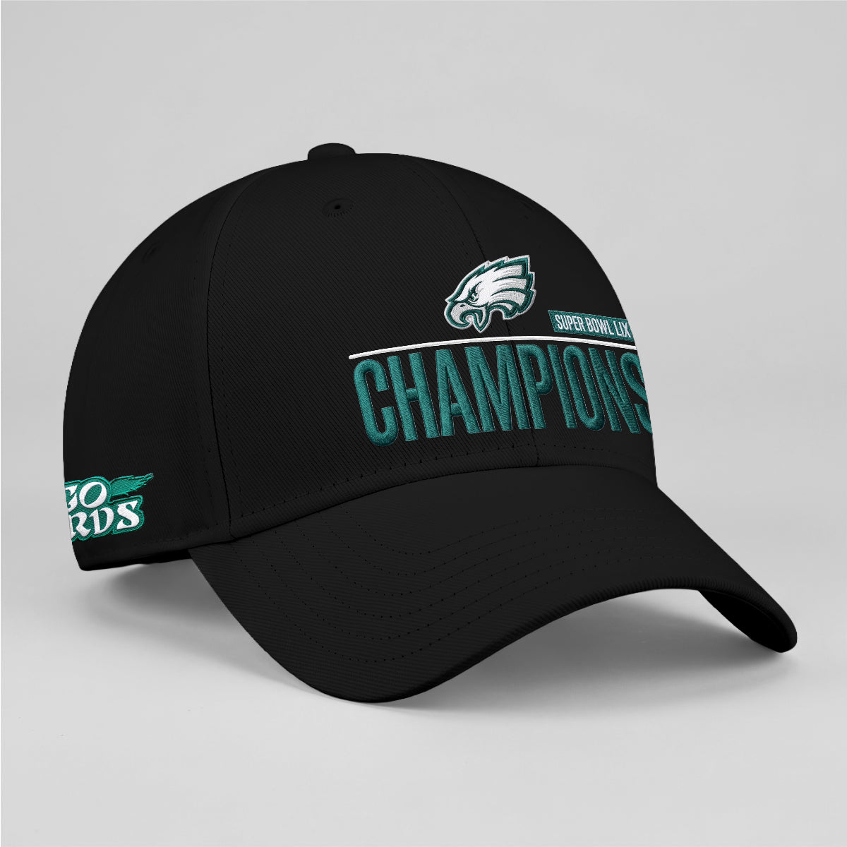 PHI Champions SB LIX Custom Baseball Cap V2 - Embroidered